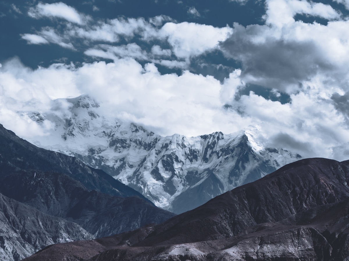 The valley opens