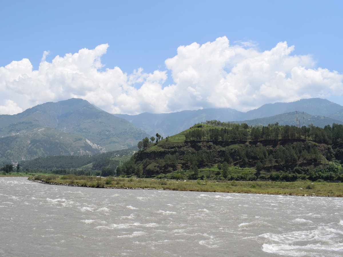 River through the valley