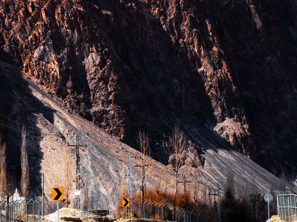 Roads beneath the peaks